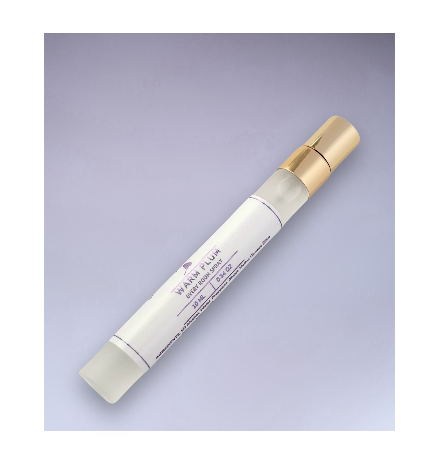 Warm Plum. Bright citrus, black cherry, dark plum, Amber, sugar, vanilla, musk and freesia room spray and linen spray