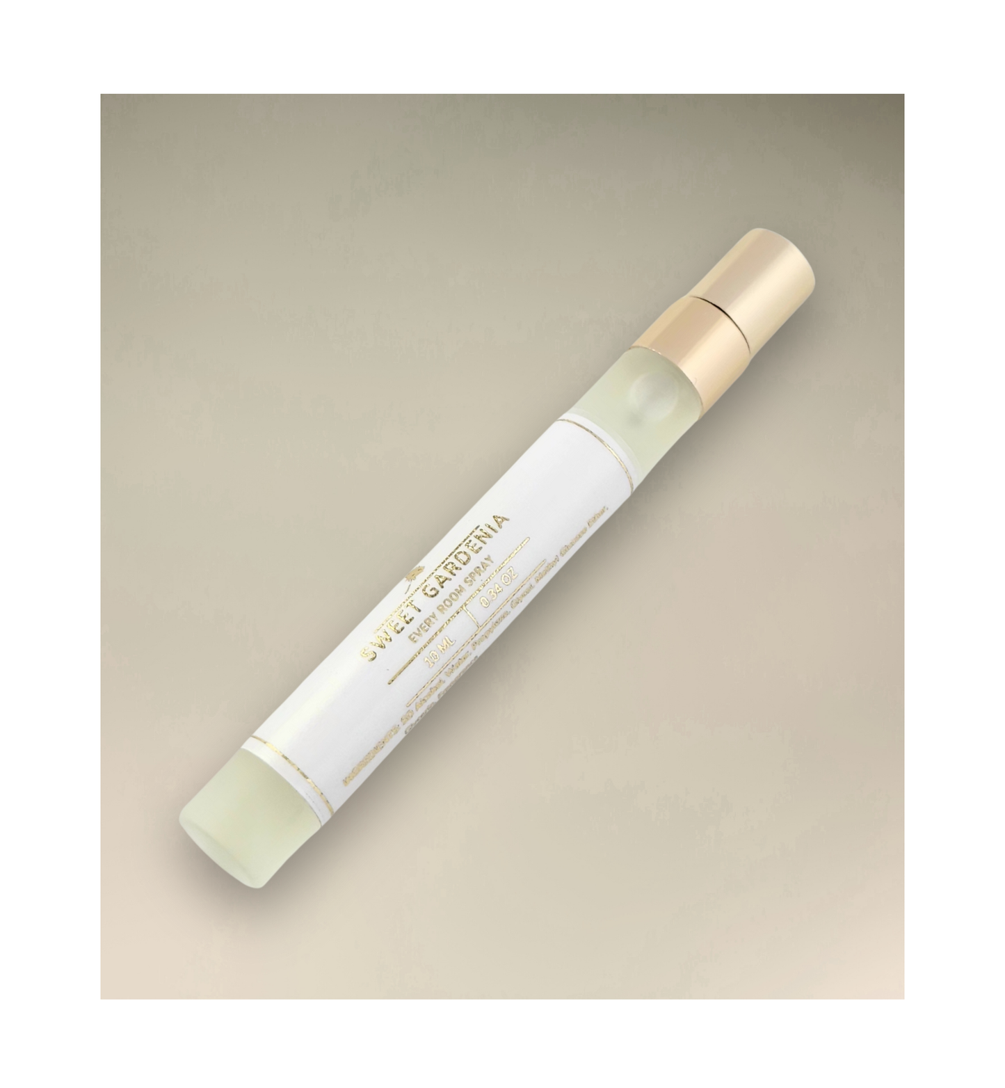 gardenia and lemon peel jasmine, and green florals earthy floral room spray and linen spray