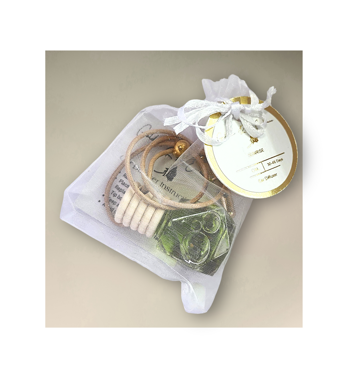 Sunrise Car diffuser mandarin orange and lemon, pineapple, vanilla, musk