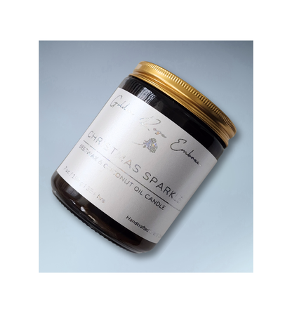 Amber Glass Jar Candles