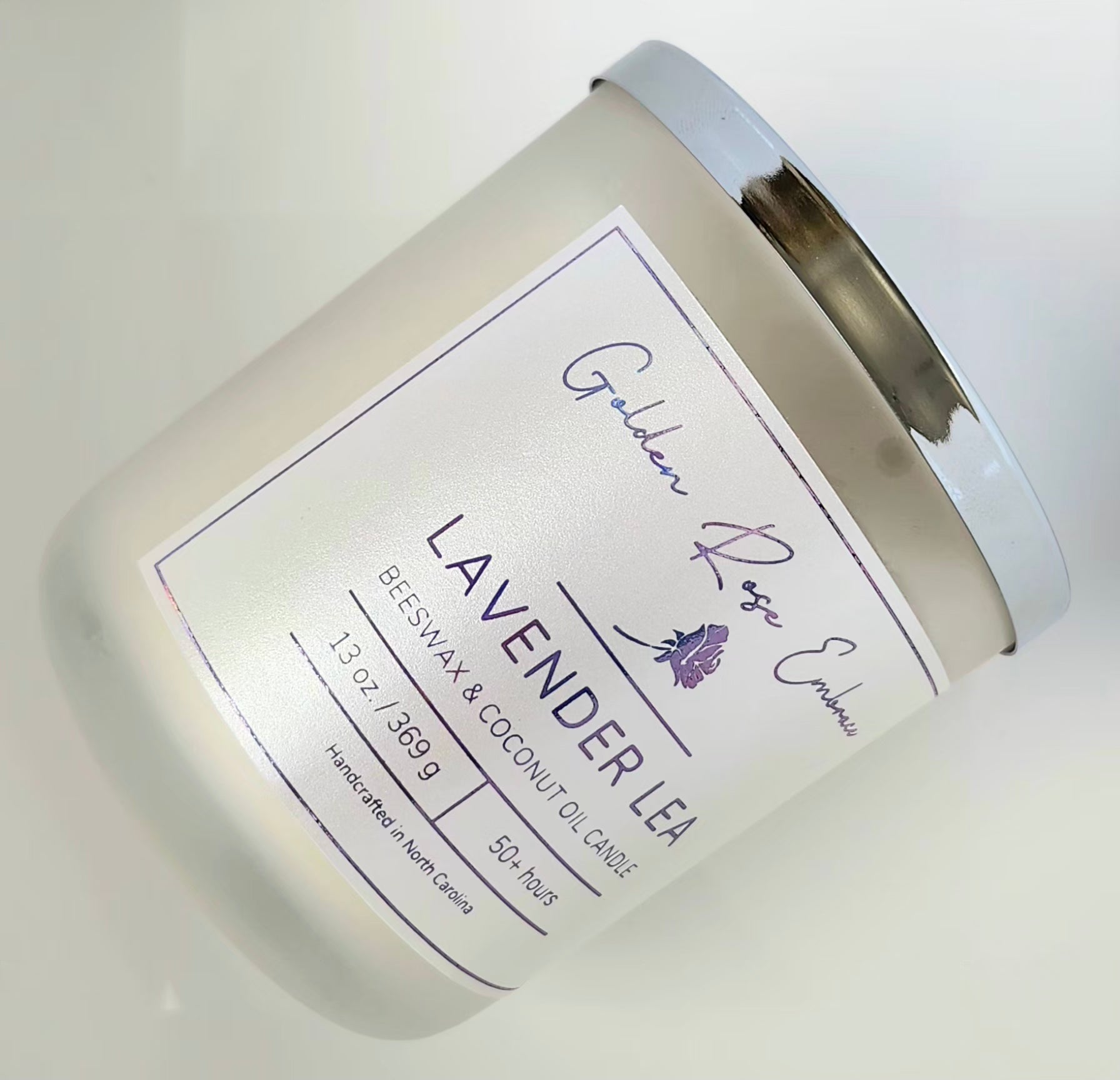 Beeswax candle - Lavender Lea 13oz 
