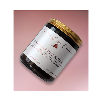 Amber Glass Jar Candles