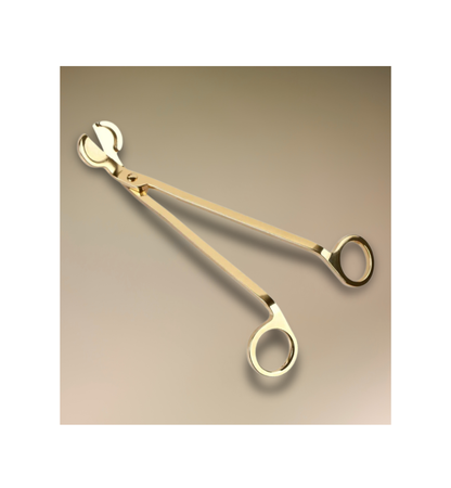 Candle wick trimmer, gold. To trim woodwicks and cotton wicks. 